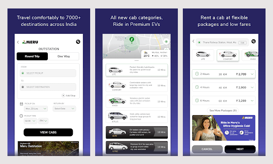 Online Taxi Booking Apps