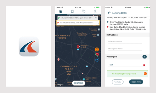 Cab booking App