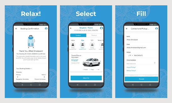 Online Taxi Booking Apps